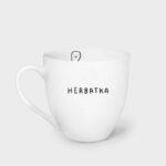 Kubek porcelanowy z Dupcią - Herbatka - 620 ml