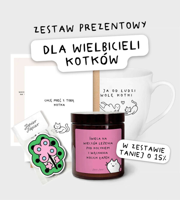 Zestaw Prezentowy dla wielbicieli kotków