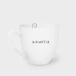 Kubek porcelanowy z Dupcią - Kawusia - 620 ml