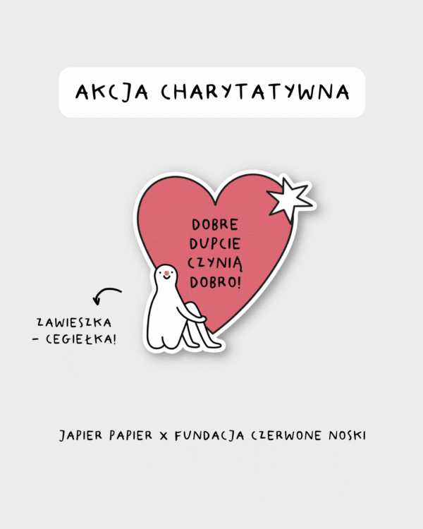 Dobre Dupcie czynią dobro - zawieszka zapachowa