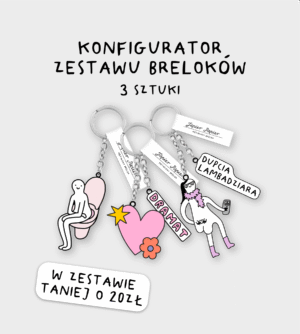 Breloki - zestaw 3 sztuk