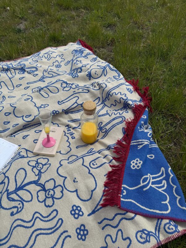 Koc Pled piknikowy - Uśmiechnięte Dupcie - obrazek 7