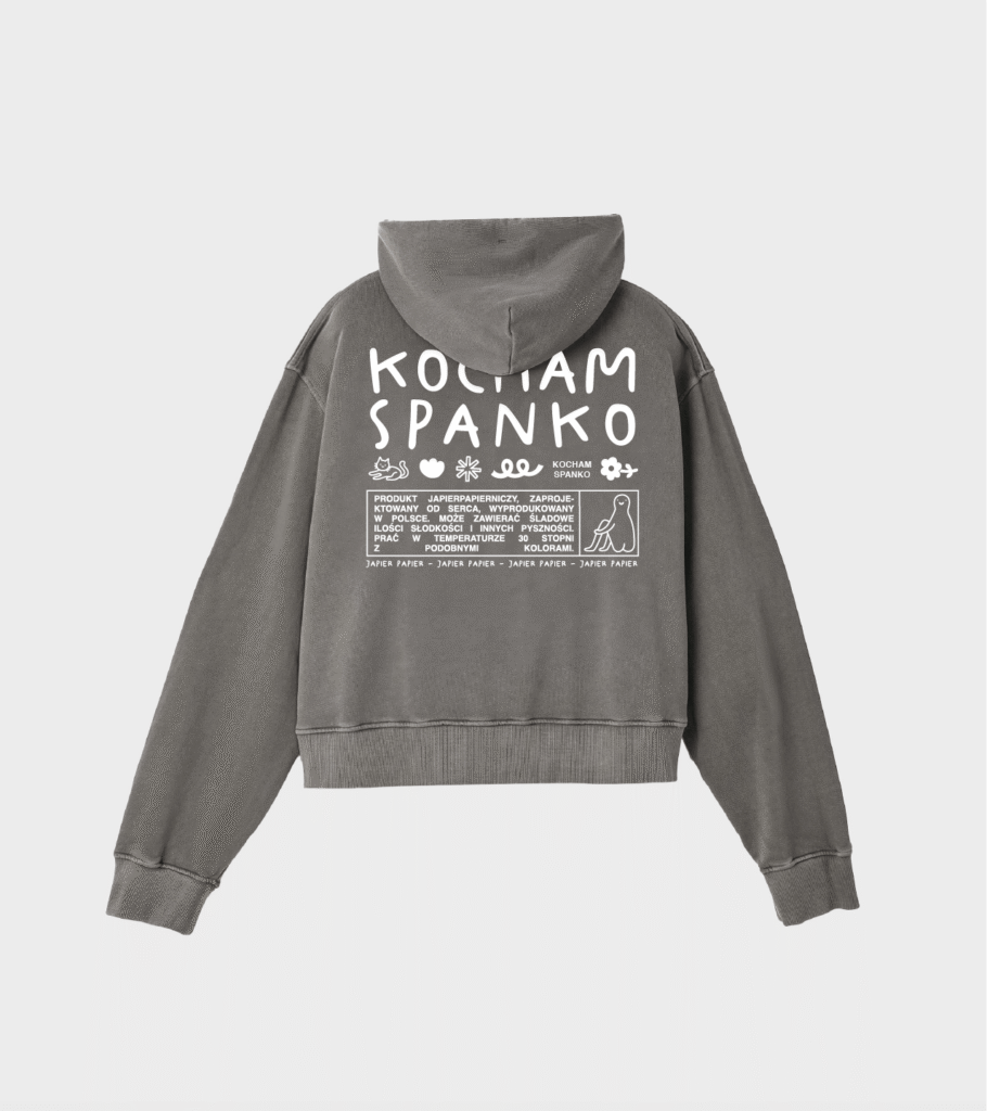 Nowości!! Bawełniane bluzy i współpraca z Asią Okuniewską! 1 bluza spanko 2