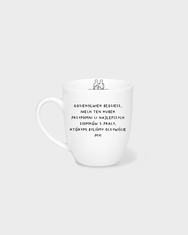 Kubkowe nowości! STARA RURA, odejście z pracy i… DUPCIA! 3 kubek porcelanowy japierpapier3