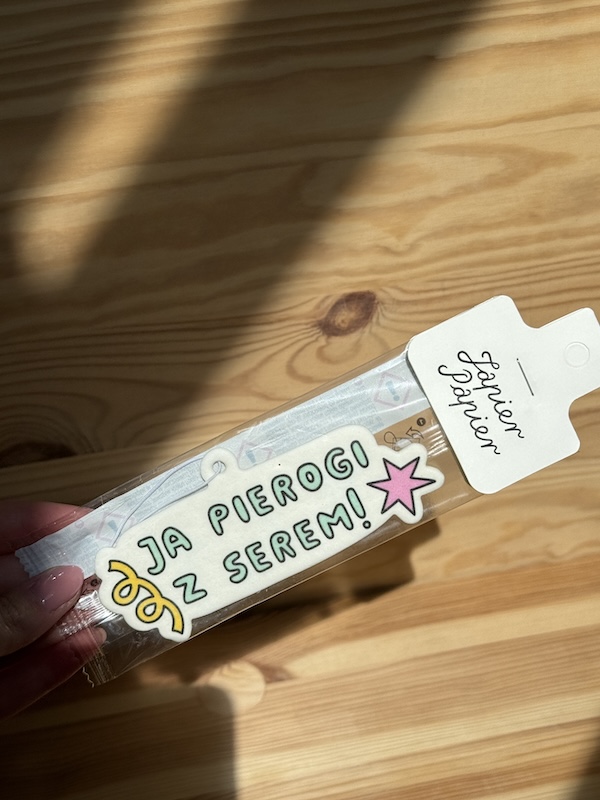 Ja pierogi z serem! - zawieszka zapachowa 3 Ja pierogi z serem! - zawieszka zapachowa - obrazek 3