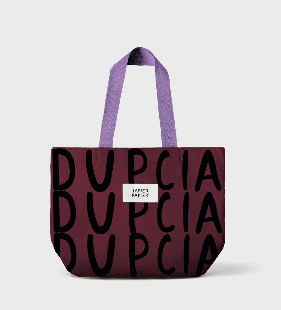 Bawełniana torba XL – Dupcia Dupcia Dupcia – JapierPapier.pl