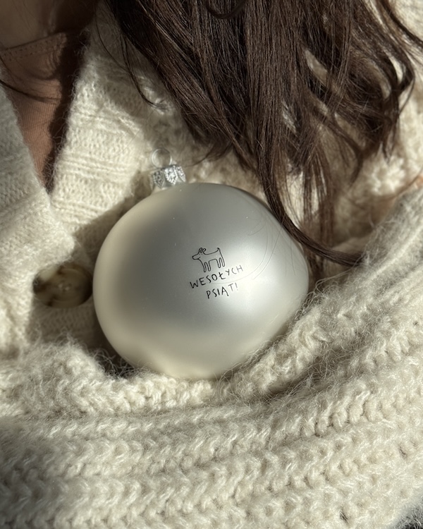 Wesołych Psiąt! - szklana bombka świąteczna dla psiary 3 Wesołych Psiąt! - szklana bombka świąteczna dla psiary - obrazek 3