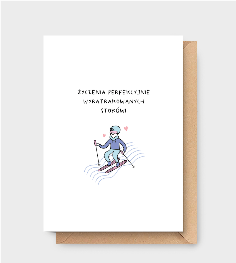 Kartka wykonana z pięknego papieru wysokiej jakości.