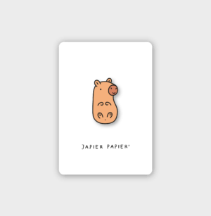 Kapibara - przypinka