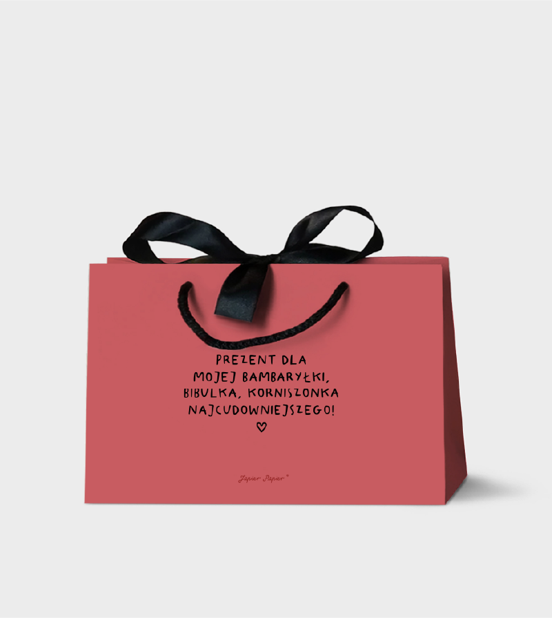 Torba prezentowa - Dla mojej bambaryłki 1 Torba prezentowa - Dla mojej bambaryłki