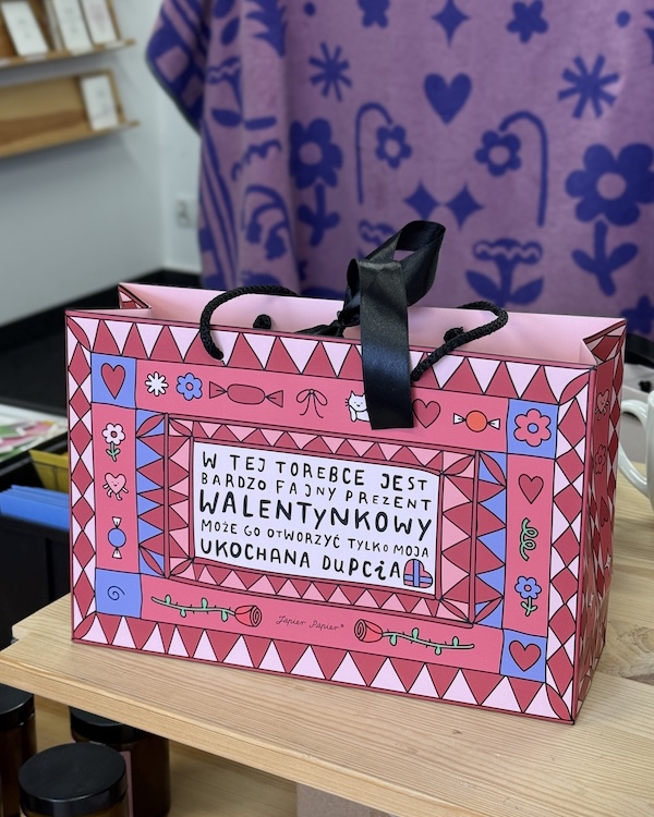 Torba prezentowa - Fajny prezent walentynkowy 2 Torba prezentowa - Fajny prezent walentynkowy - obrazek 2