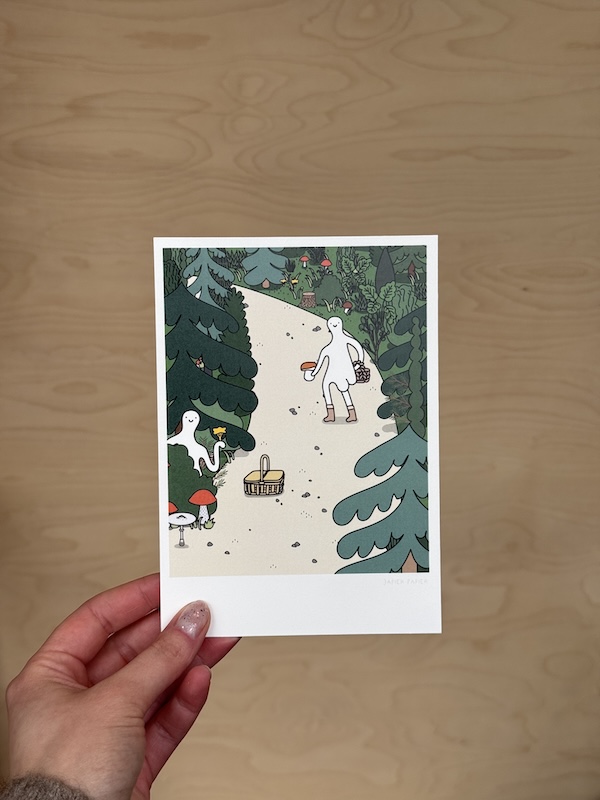 Pocztówka - Dupcia grzybiara 3 Pocztówka - Dupcia grzybiara - obrazek 3