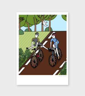 Pocztówka - Dupcia rowerowa