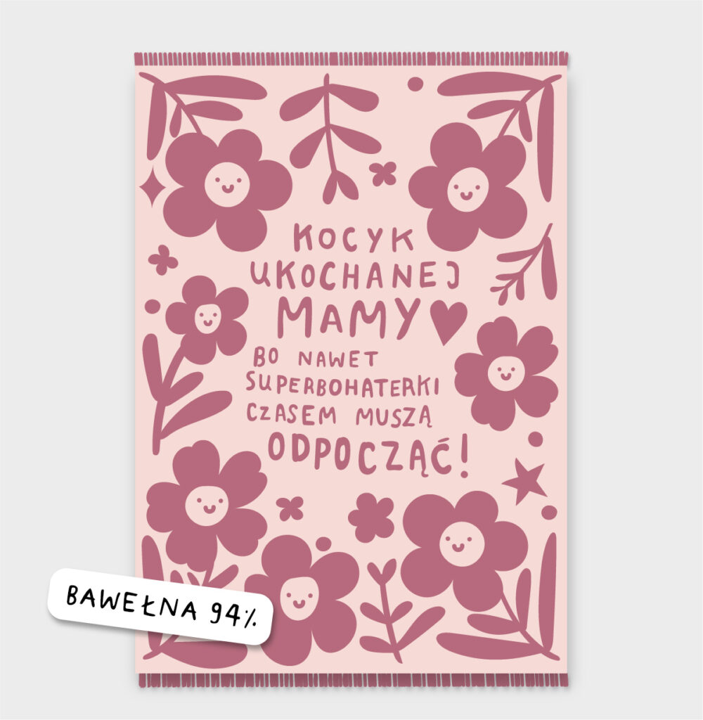 94 bawelna kocyk japier papier