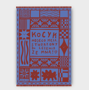 Koc na Dzień Chłopaka - Kocyk mojego Męża, stworzony do leżenia ze mną!