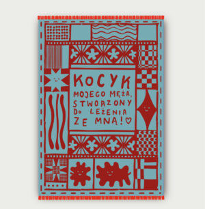 Koc na Dzień Chłopaka - Kocyk mojego Męża, stworzony do leżenia ze mną!