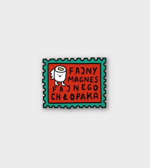 Drewniany magnes na lodówkę -  Fajny magnes fajnego chłopaka