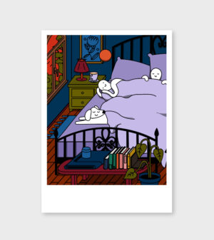 Pocztówka - Pies w pieleszach