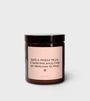 Świeca sojowa - Mojego męża - 180 ml